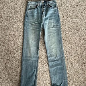 Reformation Light Blue Flare Jeans